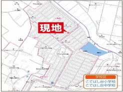 大規模分譲地。閑静な住宅街です。